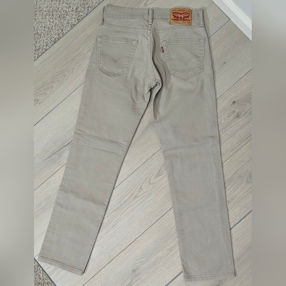 Levi's 511 tan sz 29x30 men's jeans straight leg - Picture 4 of 7